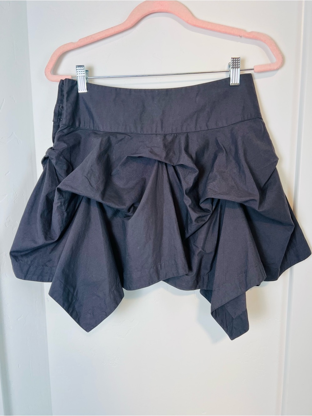 All Saints Mini Hitch Skirt Gray 4 - Picture 2 of 5